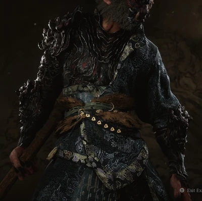 Bronze Brocade Battlerobe