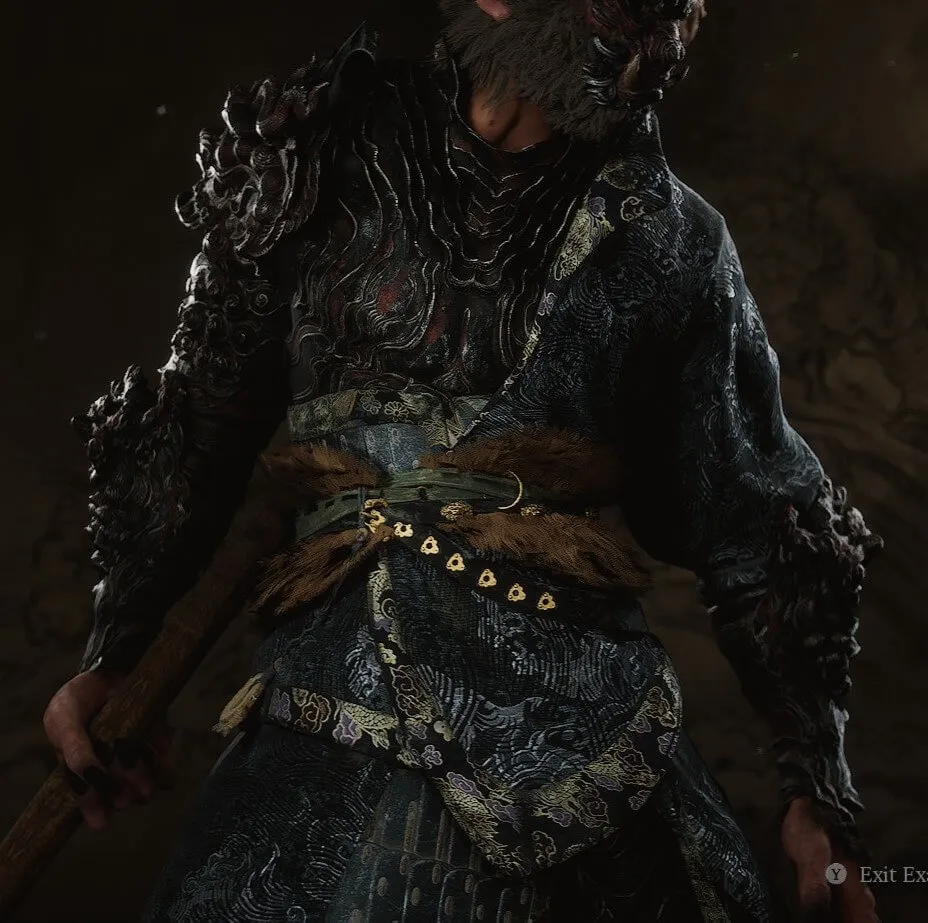 Bronze Brocade Battlerobe