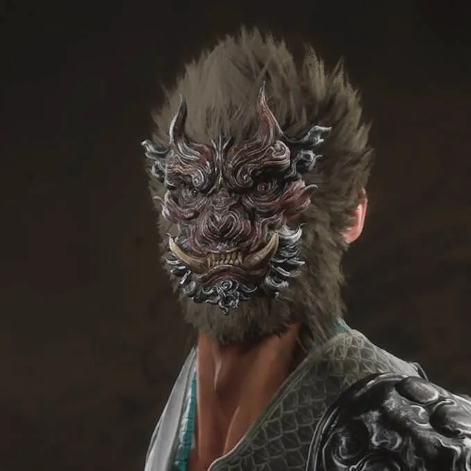 Bronze Monkey Mask