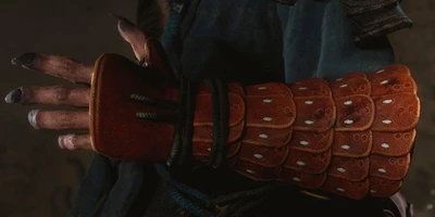 Folk Opera Leather Bracers