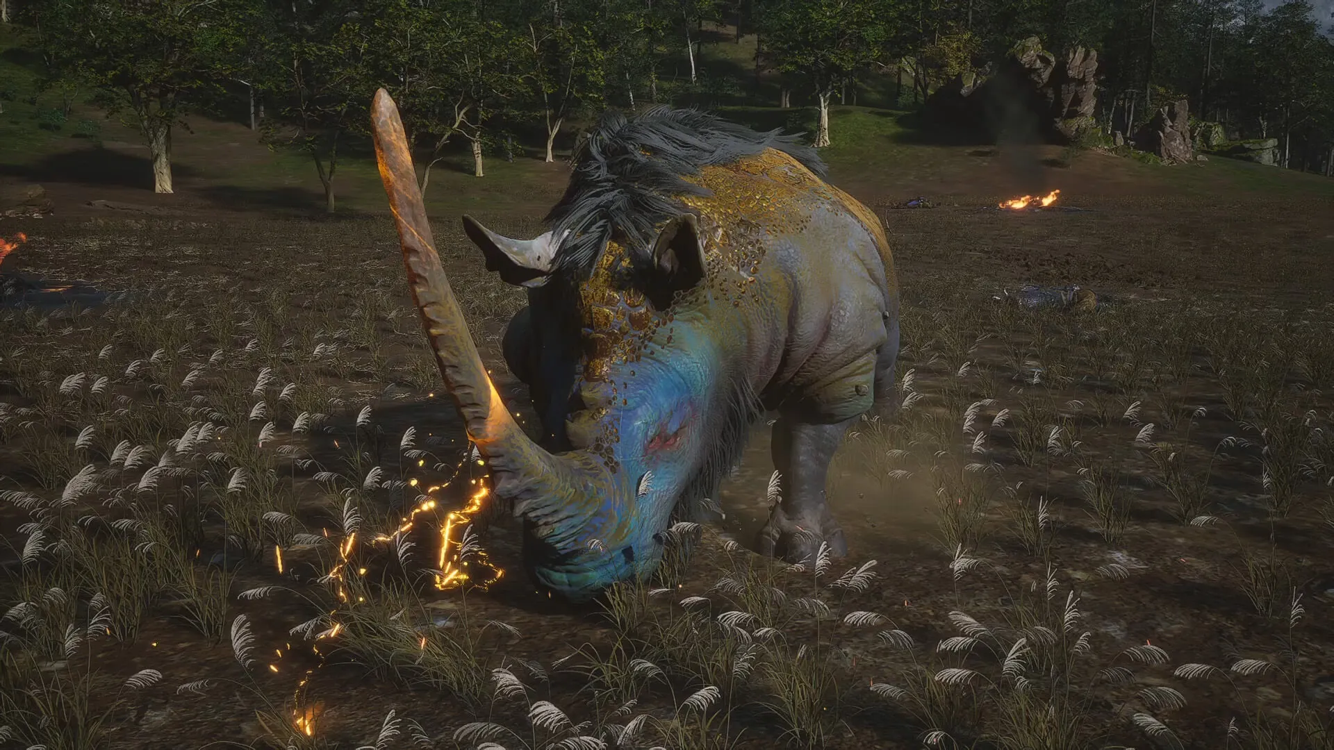 Gold Armored Rhino