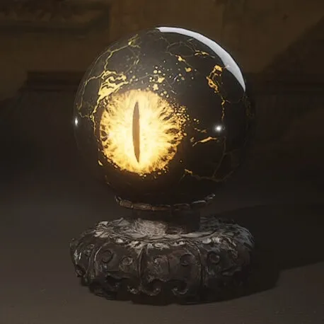 Golden Glowing Eye