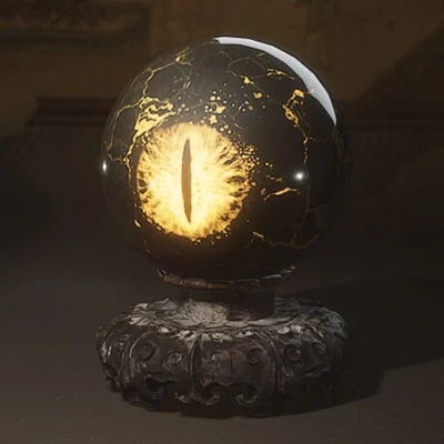 Golden Glowing Eye
