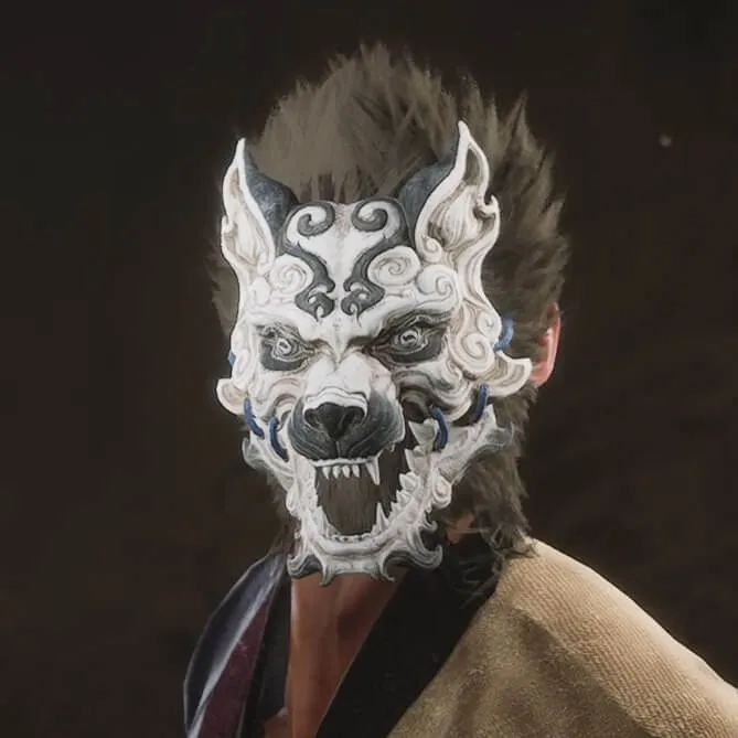 Grey Wolf Mask