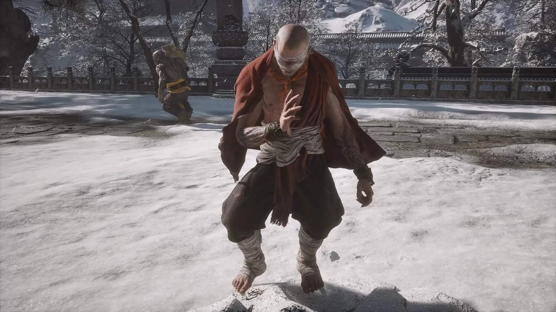 Overseeing Monk