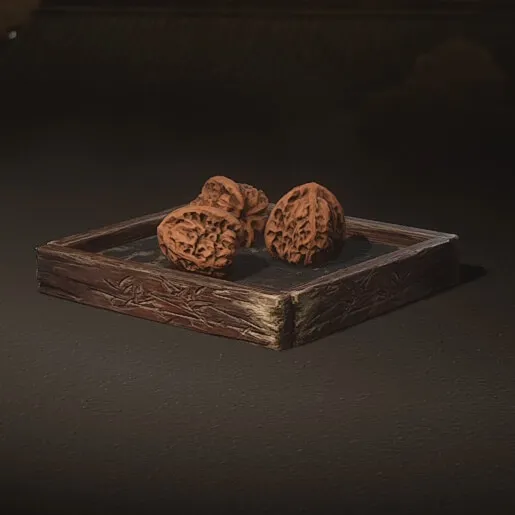 Purple-Veined Peach Pit