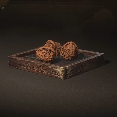 Purple-Veined Peach Pit