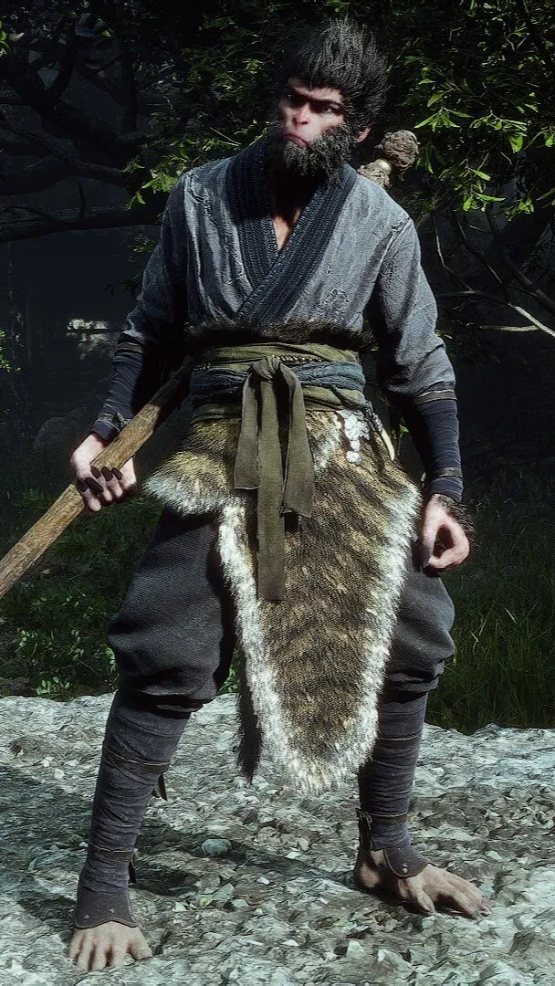 Tiger Hide Loincloth Set