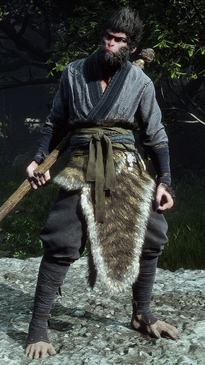 Tiger Hide Loincloth Set