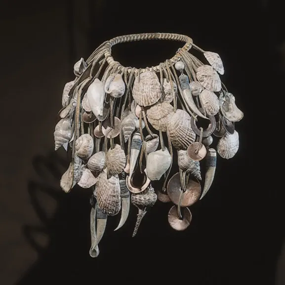 White Seashell Waist Chain